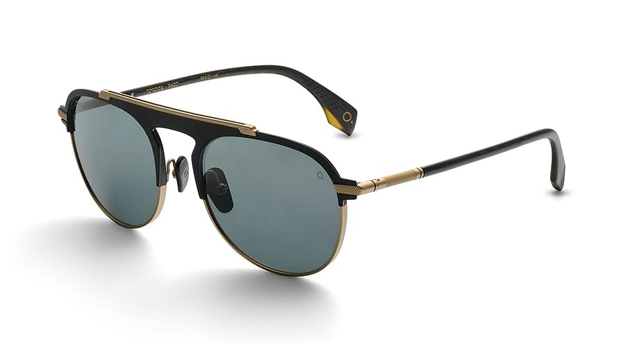 Occhiali da sole etnia barcelona topock sun bkgd negro pilot masculino taglia 55mm - Vista principale