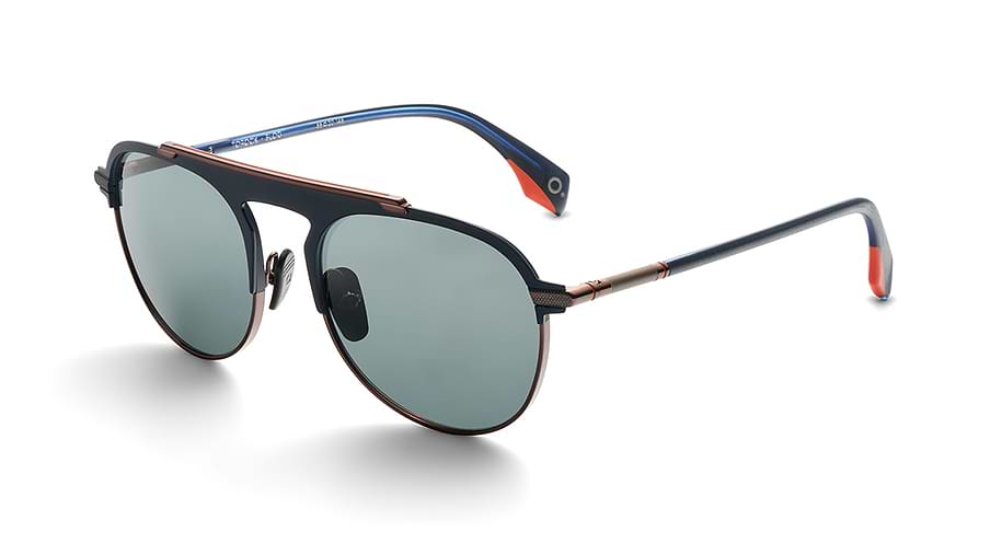 Occhiali da sole etnia barcelona topock sun blog azul pilot masculino taglia 55mm - Vista principale