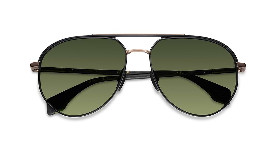 Occhiali da sole etnia barcelona vinita sun bkbz negro pilot masculino taglia 62mm - Vista dettagliata