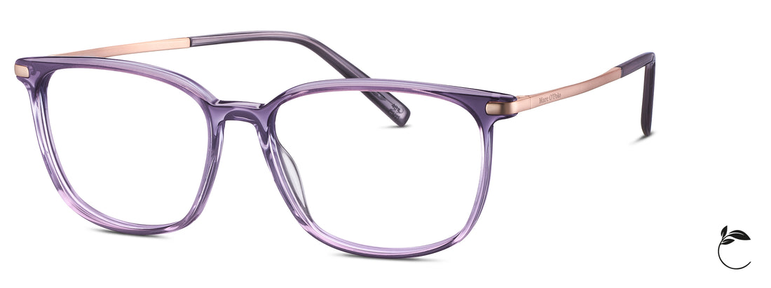 Occhiali da vista marc o'polo 503238 55 rojo masculino taglia 53mm - Vista principale