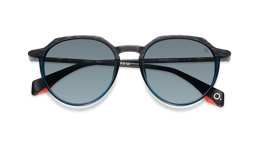 Lunettes de soleil etnia barcelona amboy sun bkpt negro pantos masculino taille 52mm - Vue détaillée