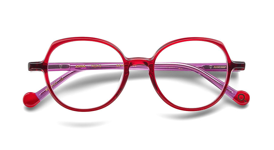 Prescription glasses etnia barcelona anna rdpu rojo unisex size 44mm - Detailed view