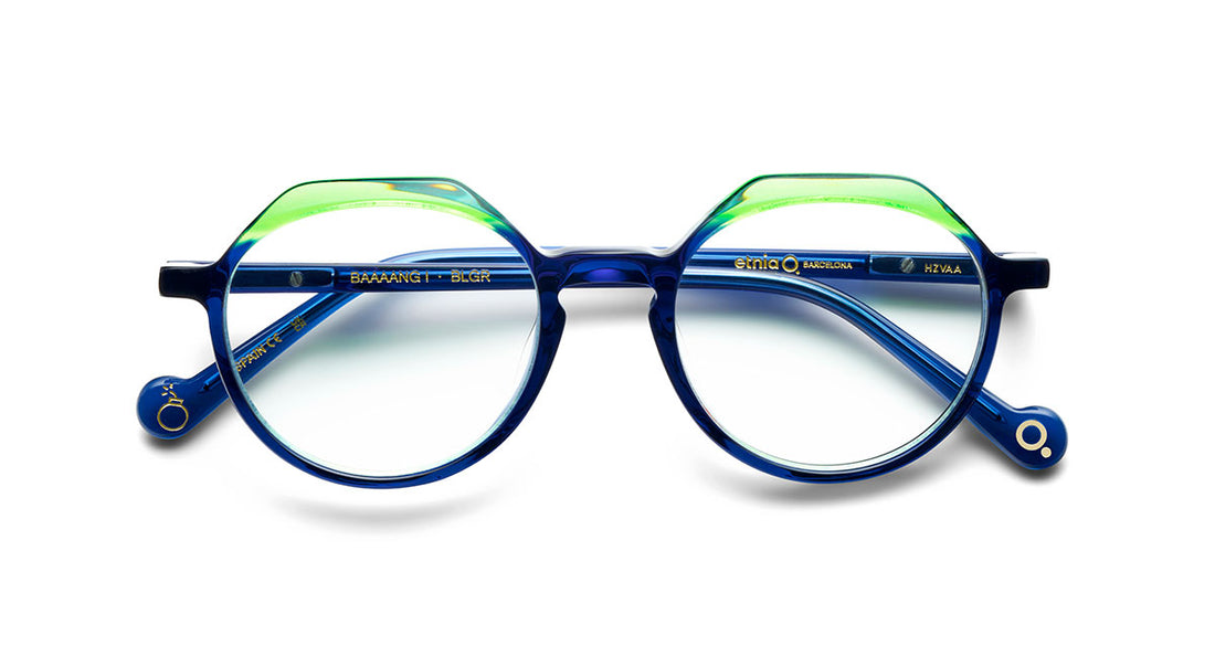 Prescription glasses etnia barcelona baaaang blgr unisex size 44mm - Detailed view