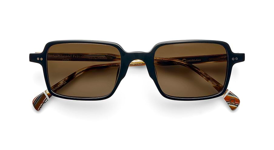 Occhiali da sole etnia barcelona benirras sun bkhv negro rectangular unisex taglia 51mm - Vista dettagliata