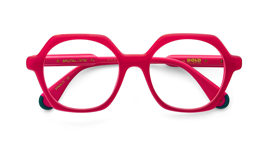 Gafas graduadas etnia barcelona brutal no.32 fu rosa unisex talla 52mm - Vista de detalle