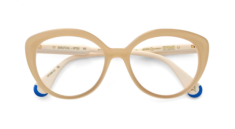 Gafas graduadas etnia barcelona brutal no.33 be beige femenino talla 54mm - Vista de detalle