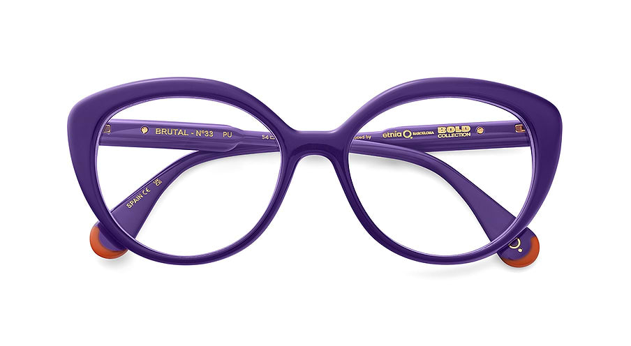 Gafas graduadas etnia barcelona brutal no.33 pu morado femenino talla 54mm - Vista de detalle