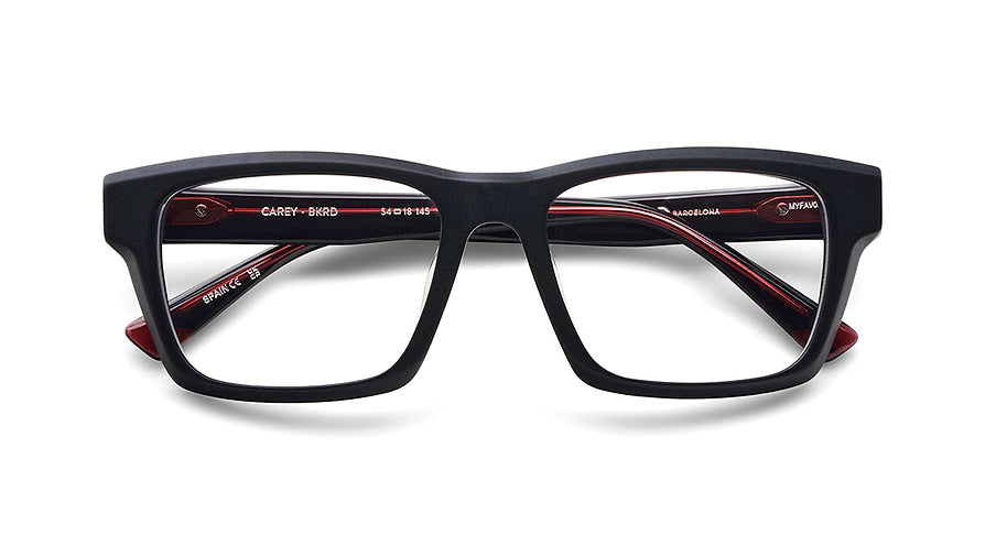 Óculos graduados etnia barcelona carey bkrd negro masculino tamanho 54mm - Vista de detalhe