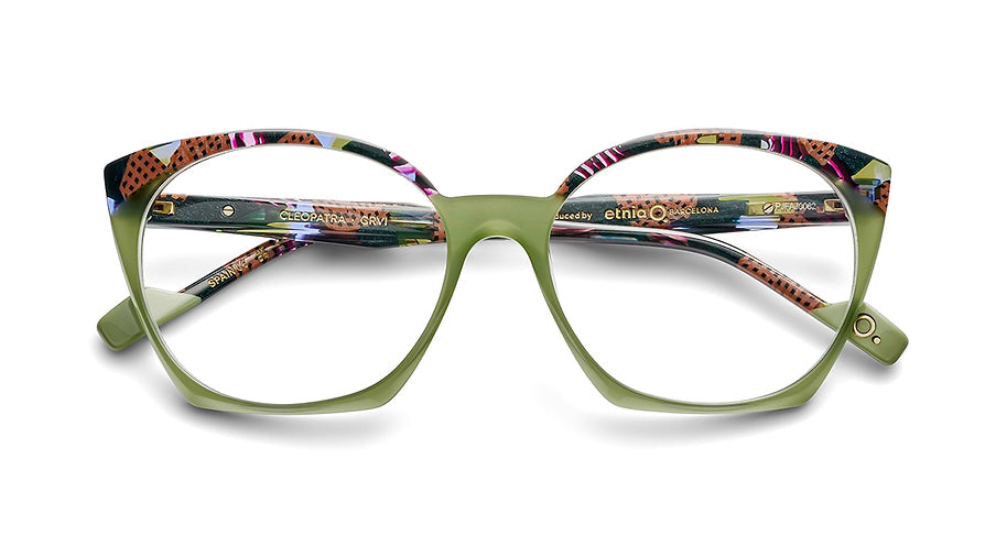 Brillen etnia barcelona cleopatra grvi verde femenino größe 56mm - Detailansicht