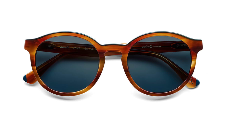Occhiali da sole etnia barcelona davao sun hvpt havana pantos masculino taglia 53mm - Vista dettagliata