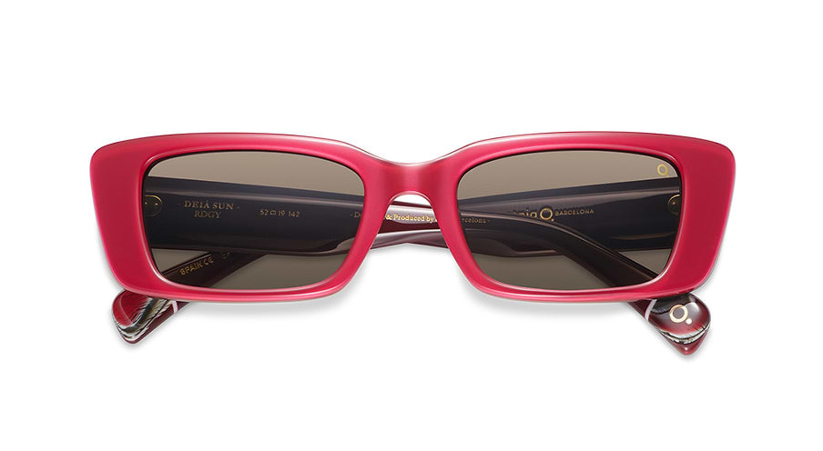 Occhiali da sole etnia barcelona deia sun rdgy rojo rectangular femenino taglia 52mm - Vista dettagliata