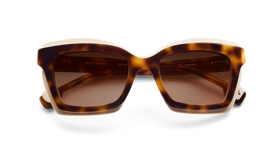 Occhiali da sole etnia barcelona elle sun hvwh havana square femenino taglia 52mm - Vista dettagliata