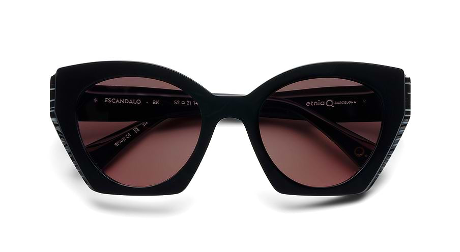 Occhiali da sole etnia barcelona escandalo sun bk femenino taglia 52mm - Vista dettagliata