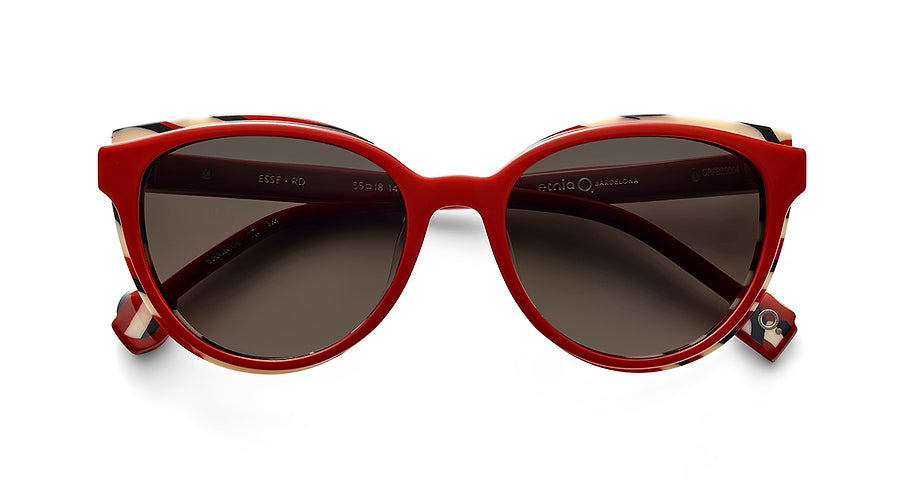 Occhiali da sole etnia barcelona esse sun rd rojo femenino taglia 55mm - Vista dettagliata