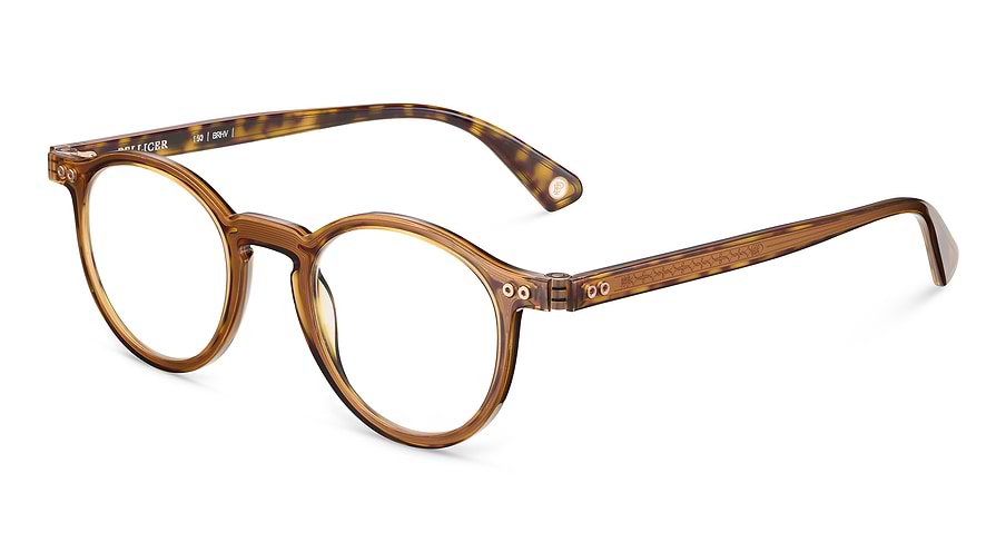 Occhiali da vista etnia barcelona fortuny brhv marron unisex taglia 46mm - Vista principale