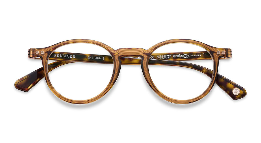 Occhiali da vista etnia barcelona fortuny brhv marron unisex taglia 46mm - Vista dettagliata