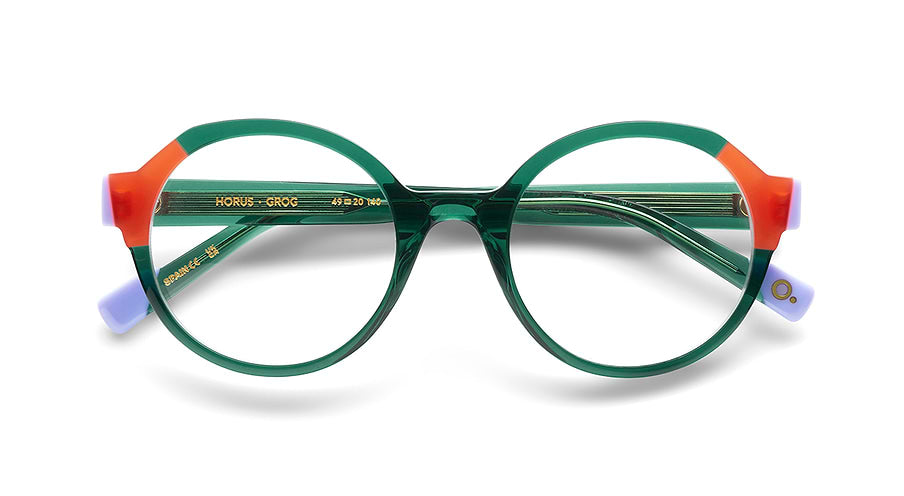Brillen etnia barcelona horus grog verde femenino größe 49mm - Detailansicht