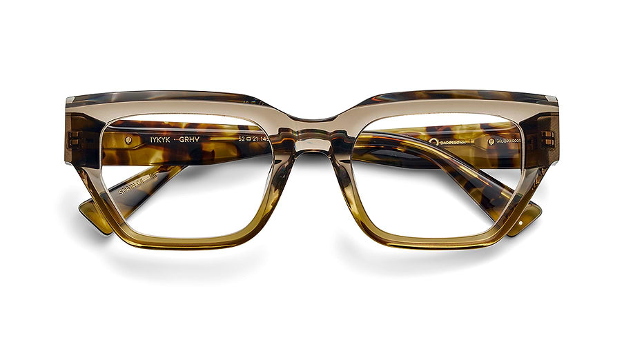Gafas graduadas etnia barcelona iykyk grhv verde femenino talla 52mm - Vista de detalle