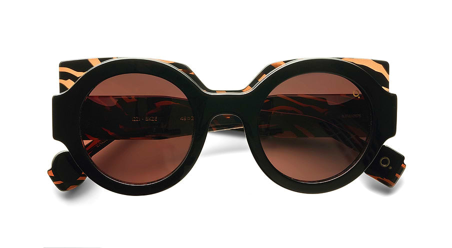 Occhiali da sole etnia barcelona izzi sun bkze negro pantos femenino taglia 48mm - Vista dettagliata