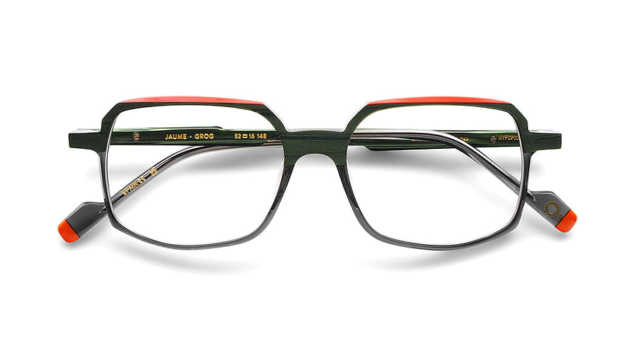 Occhiali da vista etnia barcelona jaume grog verde masculino taglia 52mm - Vista dettagliata