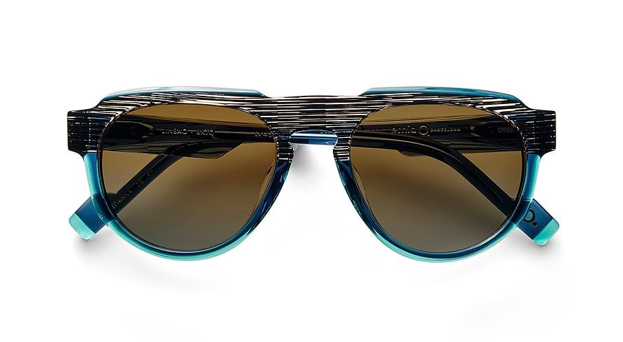 Occhiali da sole etnia barcelona jinbao sun bktq negro masculino taglia 54mm - Vista dettagliata