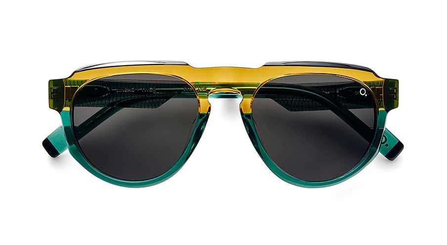 Occhiali da sole etnia barcelona jinbao sun ywgr amarillo masculino taglia 54mm - Vista dettagliata
