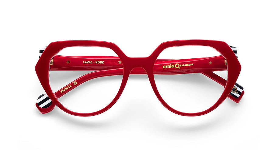 Gafas graduadas etnia barcelona laval rdbk rojo femenino talla 51mm - Vista de detalle