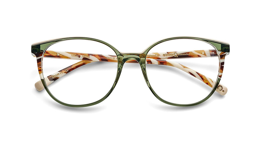 Brillen etnia barcelona lisse grze verde femenino größe 54mm - Detailansicht