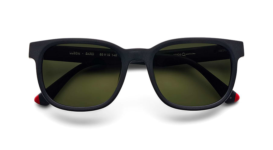 Occhiali da sole etnia barcelona luzon sun bkrd negro rectangular masculino taglia 55mm - Vista dettagliata