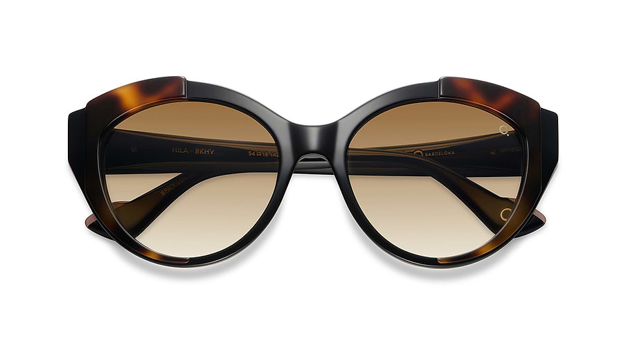 Occhiali da sole etnia barcelona nila sun bkhv negro oval femenino taglia 54mm - Vista dettagliata