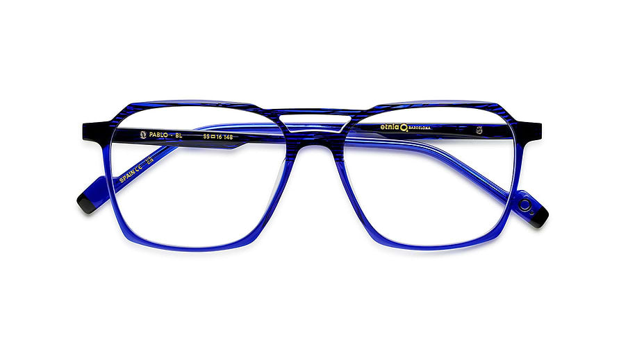Brillen etnia barcelona pablo bl masculino größe 55mm - Detailansicht