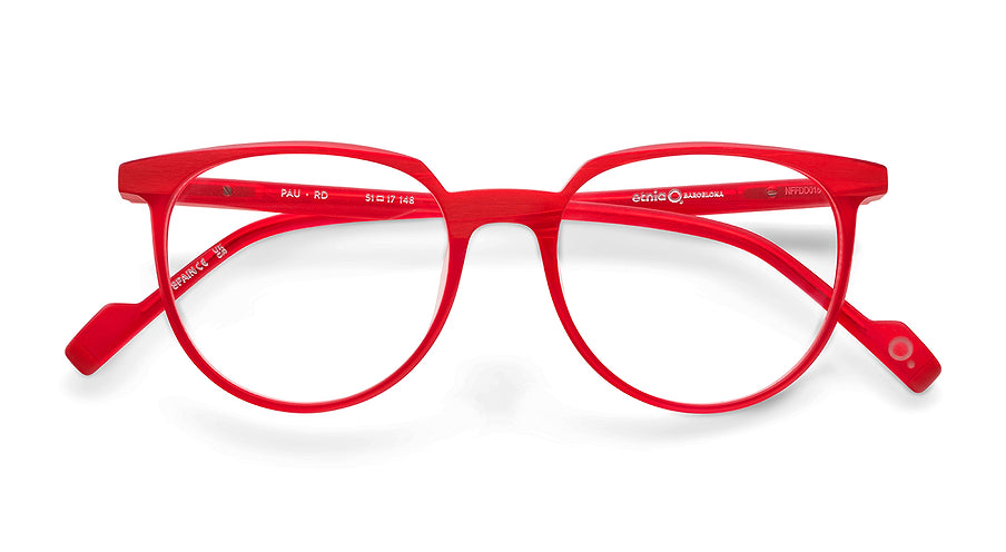 Prescription glasses etnia barcelona pau rd rojo masculino size 51mm - Detailed view