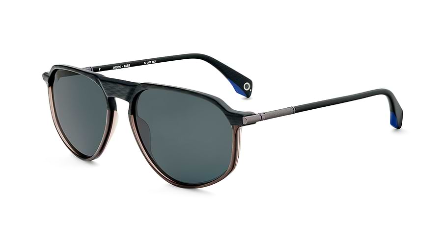 Lunettes de soleil etnia barcelona pecos sun bkbr negro pilot masculino taille 57mm - Vue principale