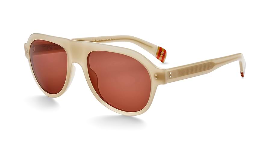 Occhiali da sole etnia barcelona portbou sun bebr beige pilot unisex taglia 55mm - Vista principale
