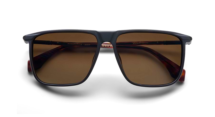 Occhiali da sole etnia barcelona romeroville sun bkhv negro rectangular masculino taglia 57mm - Vista dettagliata