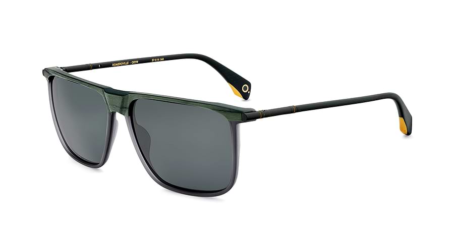 Occhiali da sole etnia barcelona romeroville sun gryw verde rectangular masculino taglia 57mm - Vista principale