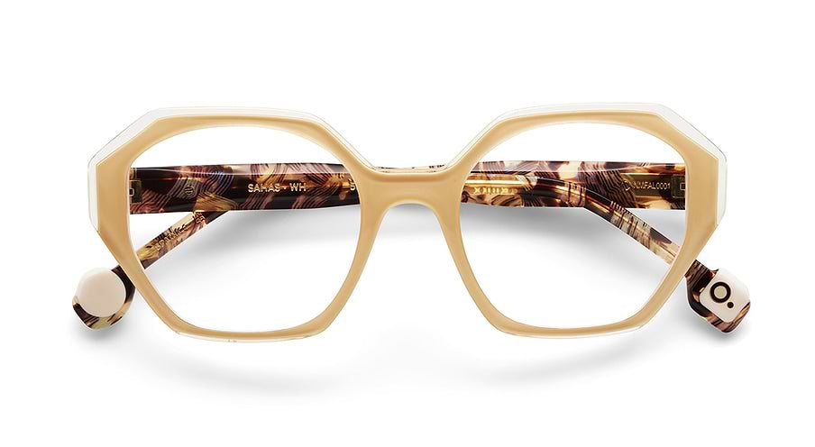 Brillen etnia barcelona sahas wh blanco femenino größe 50mm - Detailansicht