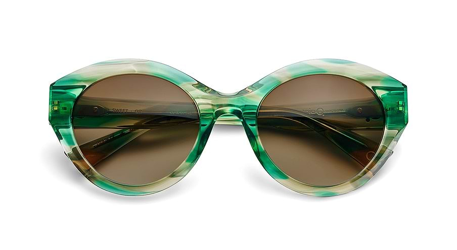 Lunettes de soleil etnia barcelona sweet sun gr verde femenino taille 53mm - Vue détaillée