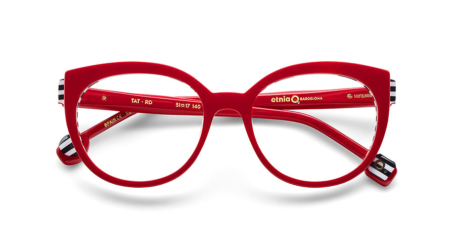 Brillen etnia barcelona tat rd rojo femenino größe 51mm - Detailansicht