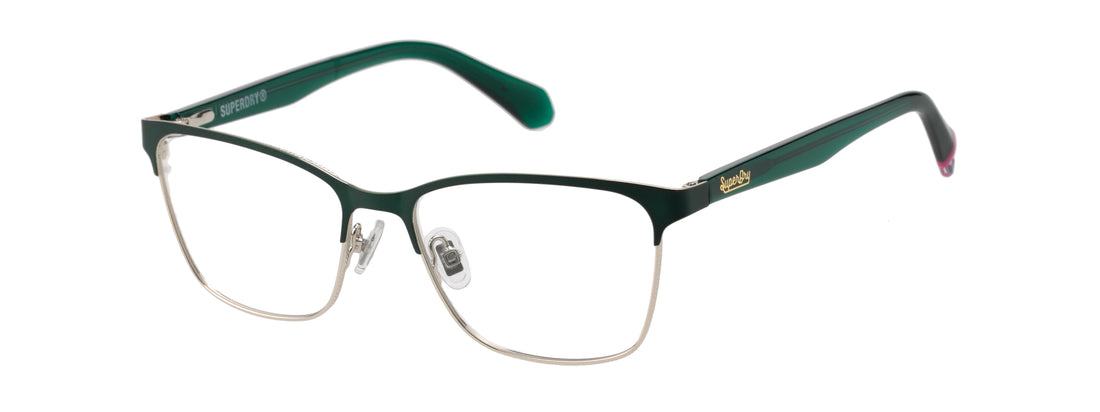 Brillen superdry 991068 42 verde femenino größe 53mm - Hauptansicht