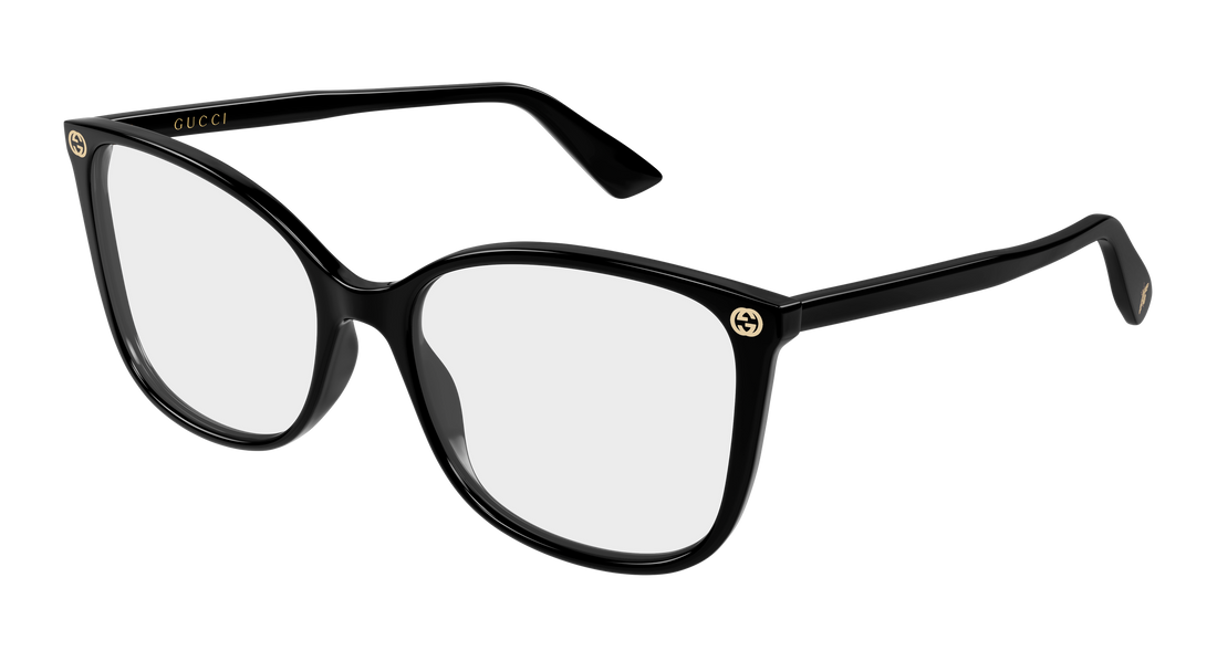 Occhiali da vista gucci gg0026o 008 negro cat eye femenino taglia 55mm - Vista principale