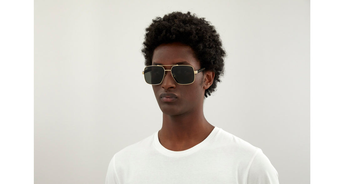 Sunglasses gucci gg0529s 001 dorado masculino size 60mm - Detailed view