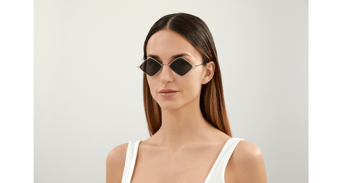 Okulary przeciwsłoneczne saint laurent sl 302 lisa 001 geometric unisex rozmiar 55mm - Widok szczegółowy