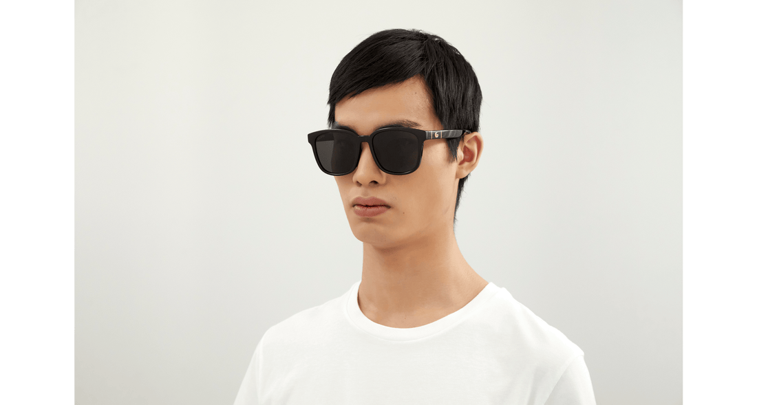 Sonnenbrillen gucci gg0637sk 001 masculino größe 56mm - Detailansicht