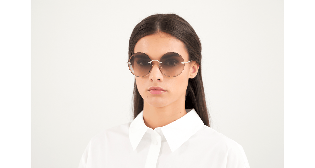 Gafas de sol chloé ch0047s 001 irregular femenino talla 60mm - Vista de detalle