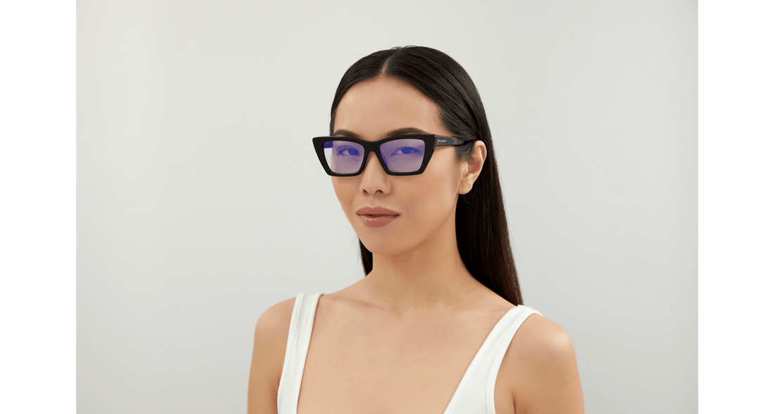 Lunettes de soleil saint laurent sl 276 mica 025 cat eye femenino taille 53mm - Vue détaillée