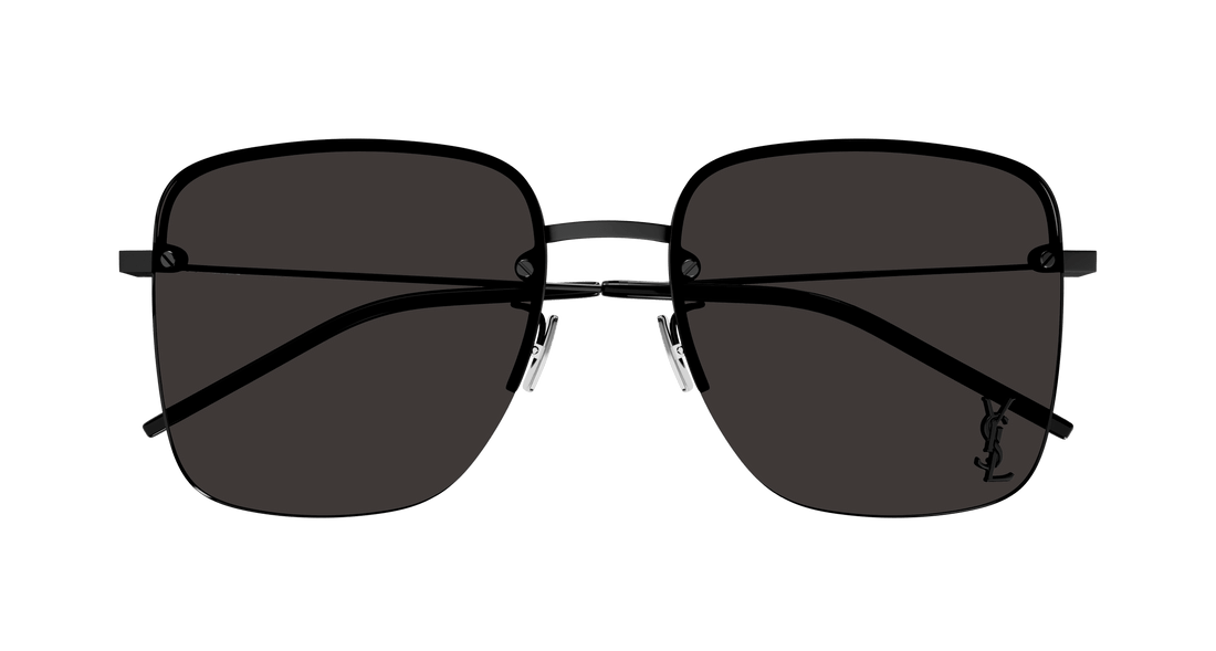 Óculos de sol saint laurent sl 312 m 001 square femenino tamanho 58mm - Vista de detalhe