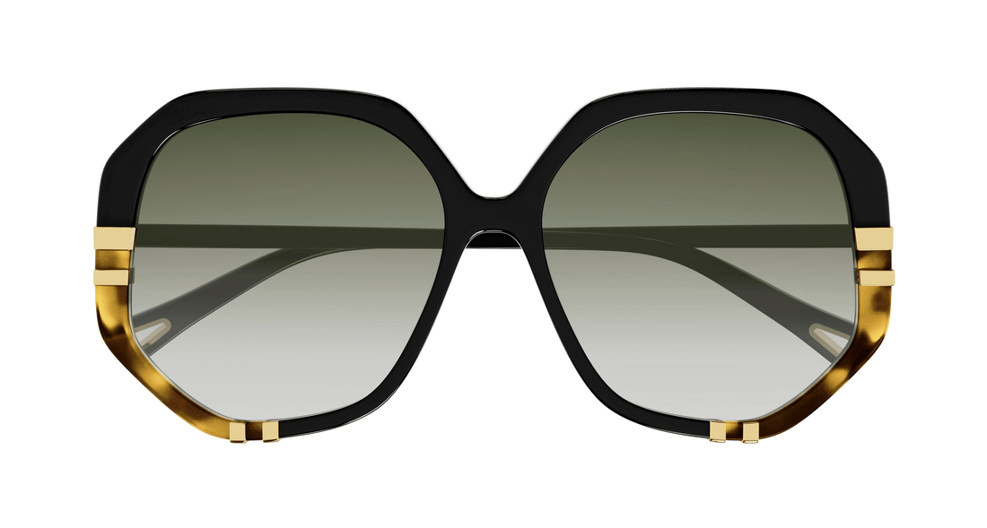 Lunettes de soleil chloé ch0105s 002 irregular femenino taille 58mm - Vue détaillée