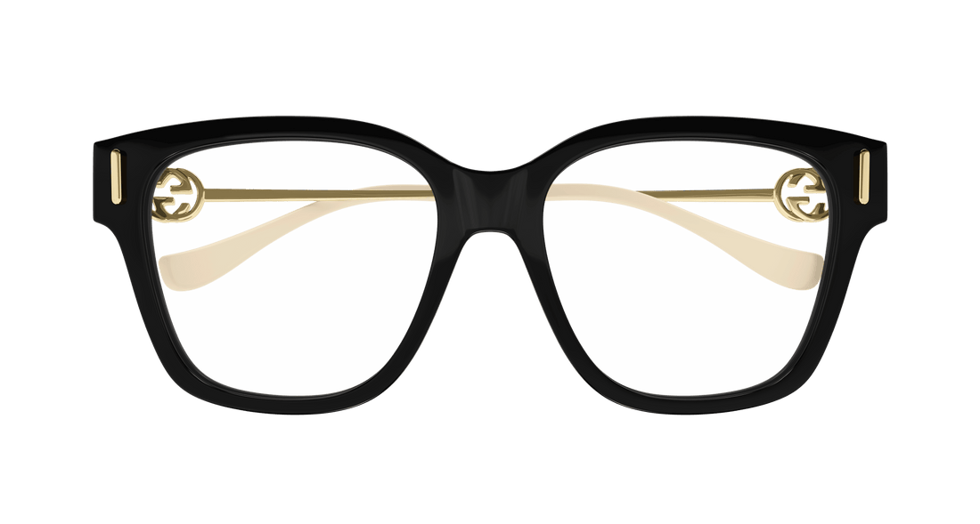 Occhiali da vista gucci gg1204o 001 femenino taglia 55mm - Vista dettagliata