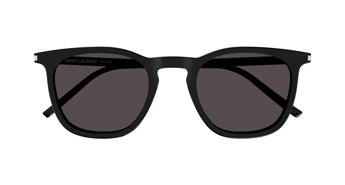 Óculos de sol saint laurent sl 623 001 square masculino tamanho 49mm - Vista de detalhe